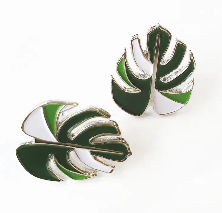 Boucles D'oreilles Plantes Succulentes En Pot - Simulation Résine - Cadeau Créatif Pour Jardinier, Maman